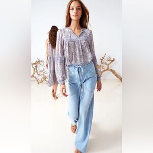 Ulla Johnson Lorient Trouser Light Wash Size 6